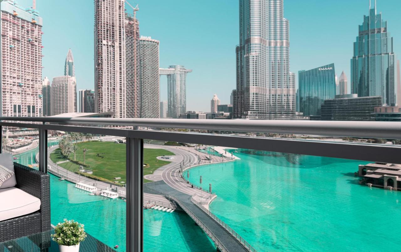 Elite Royal Apartment - Full Burj Khalifa & Fountain View - Opal - 2 Bedrooms Plus 1 Open Bedroom Without Partition Dubai Exterior foto