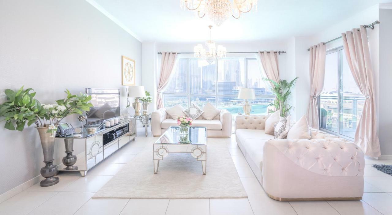 Elite Royal Apartment - Full Burj Khalifa & Fountain View - Opal - 2 Bedrooms Plus 1 Open Bedroom Without Partition Dubai Exterior foto