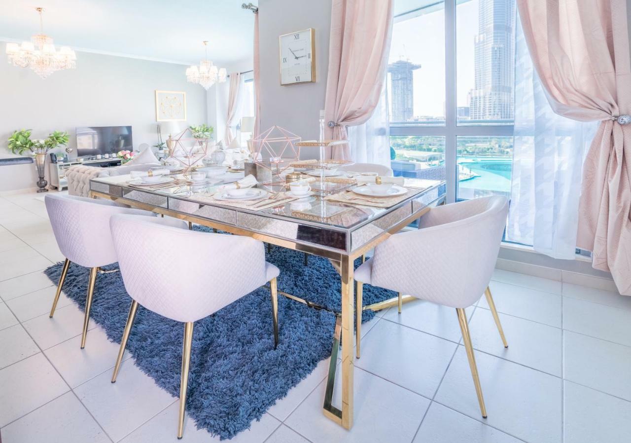 Elite Royal Apartment - Full Burj Khalifa & Fountain View - Opal - 2 Bedrooms Plus 1 Open Bedroom Without Partition Dubai Exterior foto